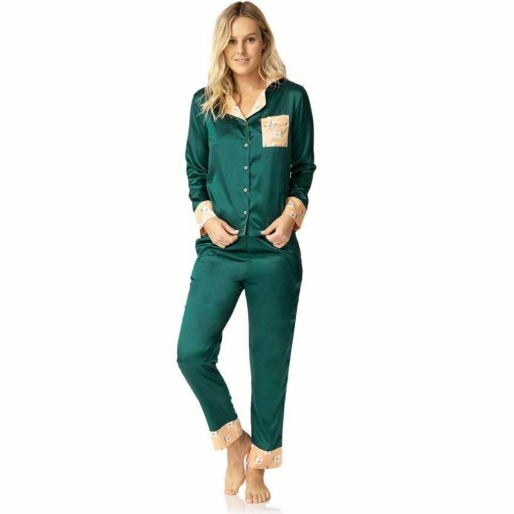 NWT! Honey Minx Jordan Sleep Set Pajama Set Teal